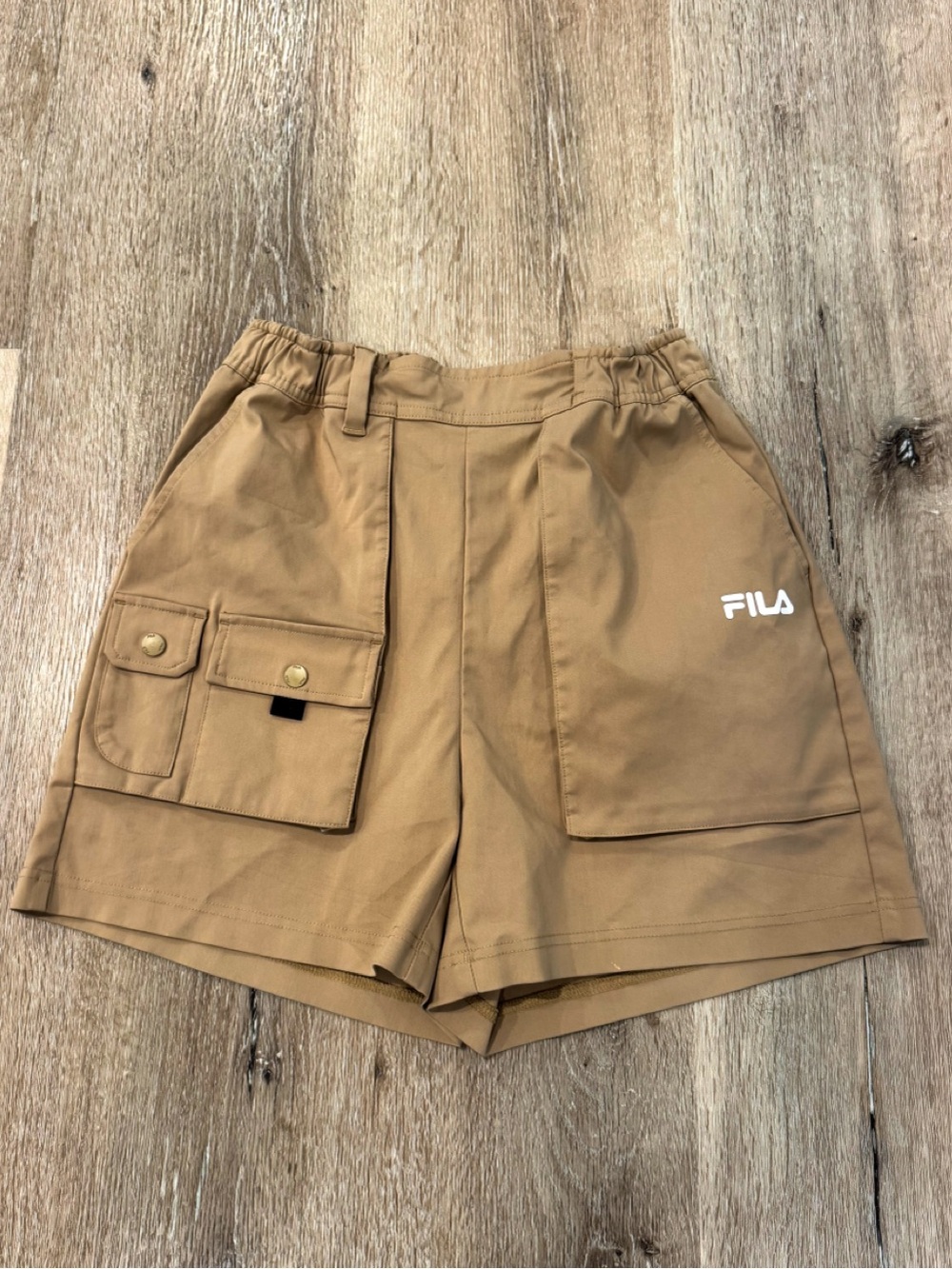 FILA FUSION Tan Utility Cargo Shorts